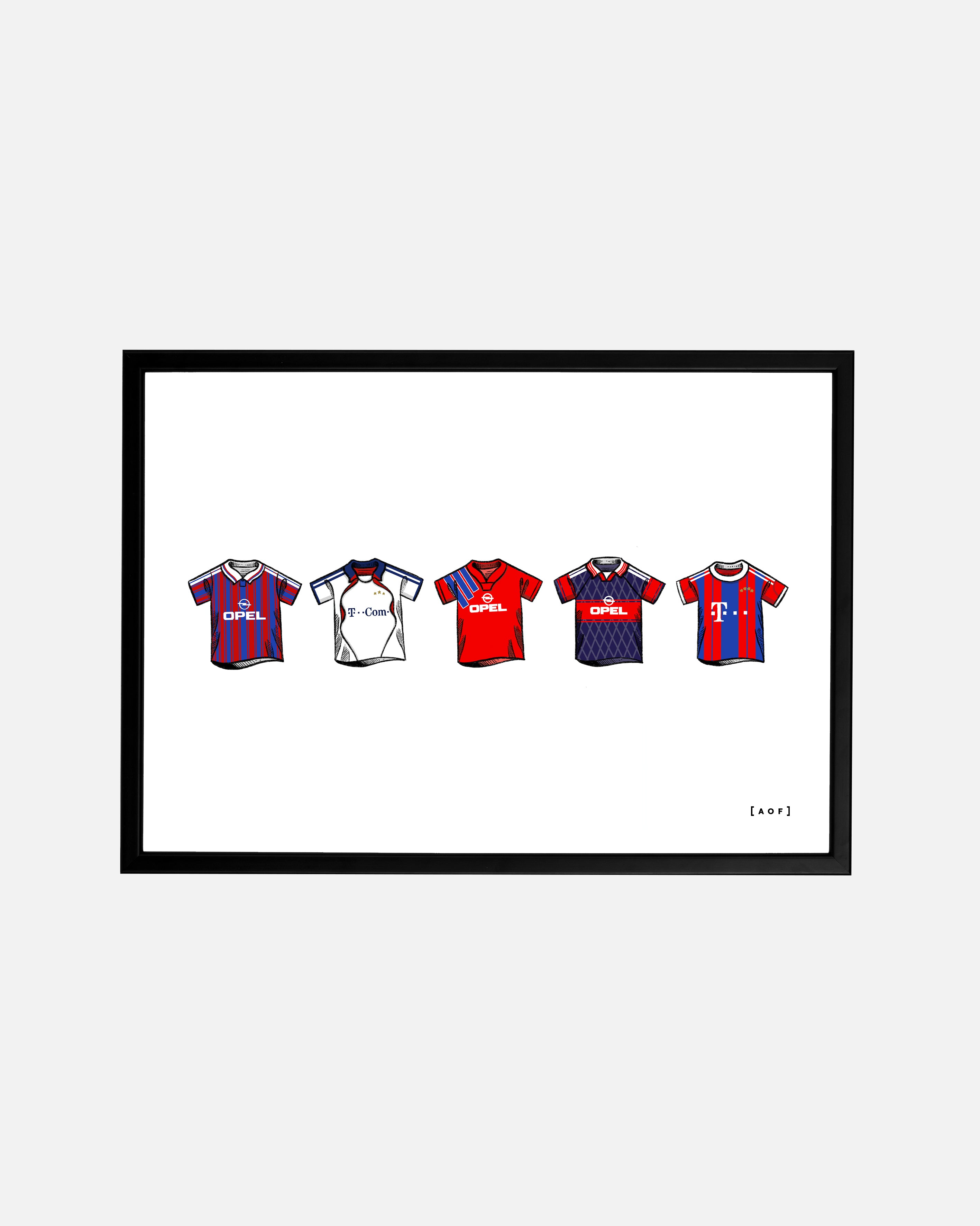 ART OF Bayern Classics Framed Print | German Football Wall Art