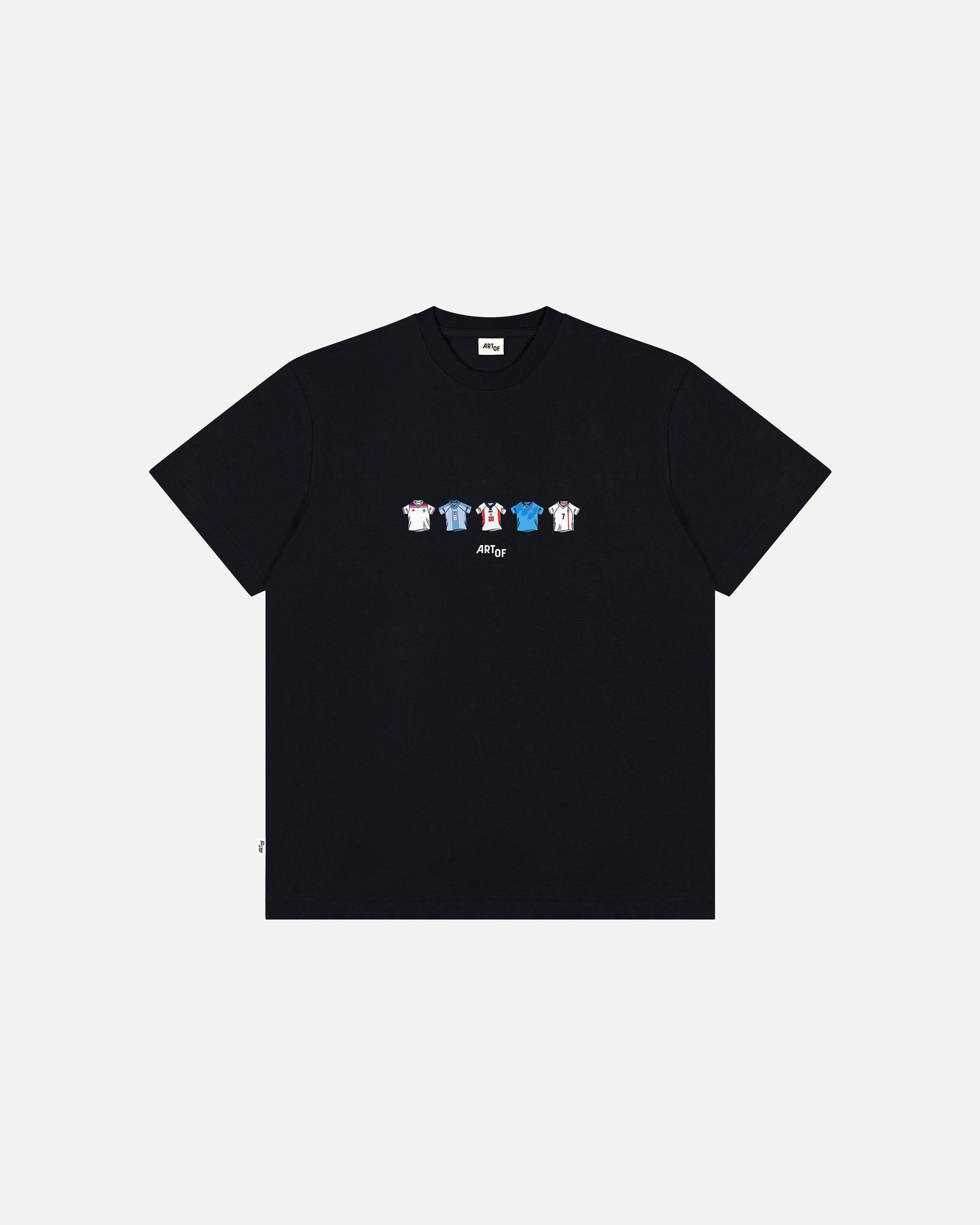 ART OF God Save The Classics Printed Tee | Black Football T-shirt
