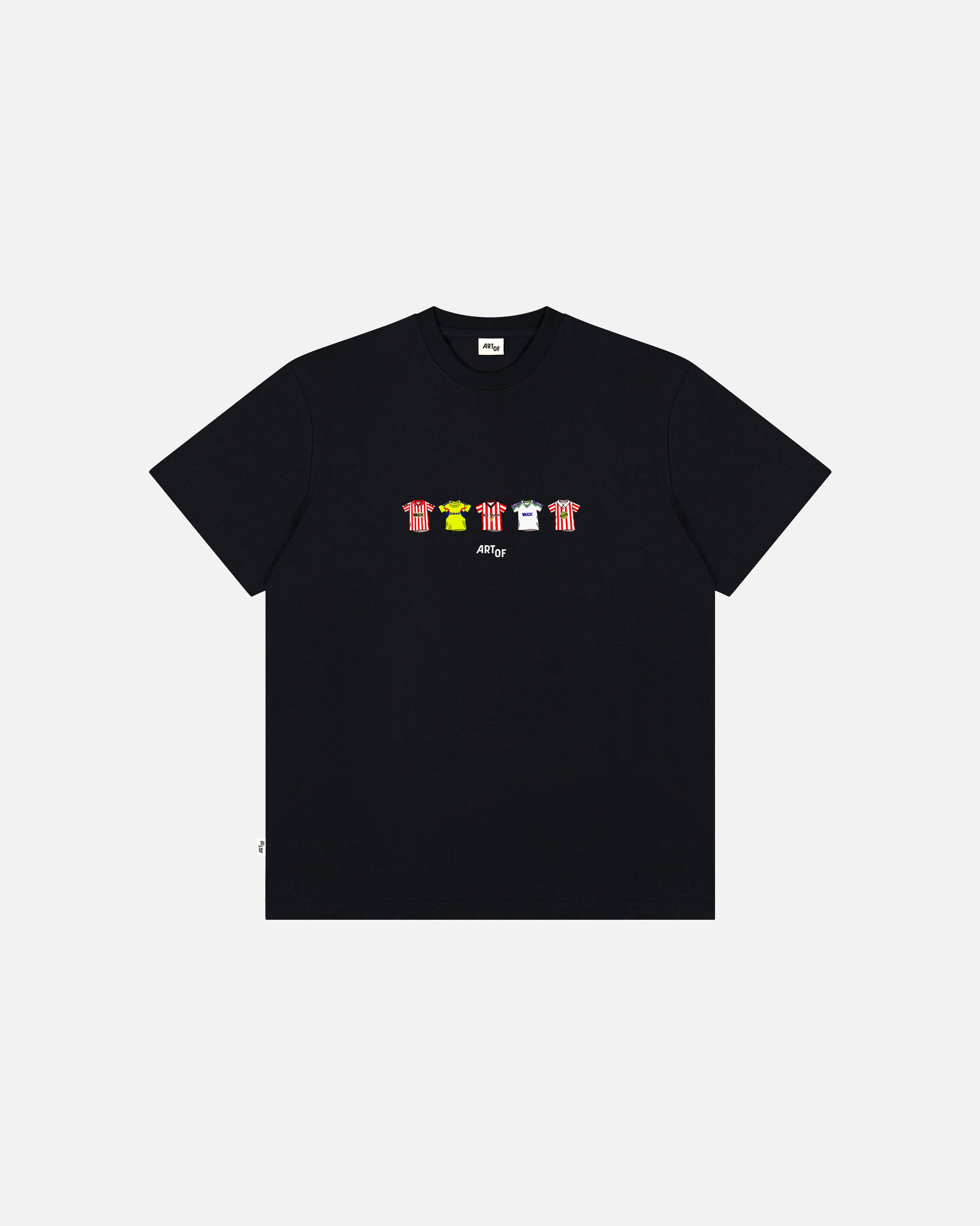 ART OF x Sunderland Classics Tee | SAFC Black Graphic Football T-shirt