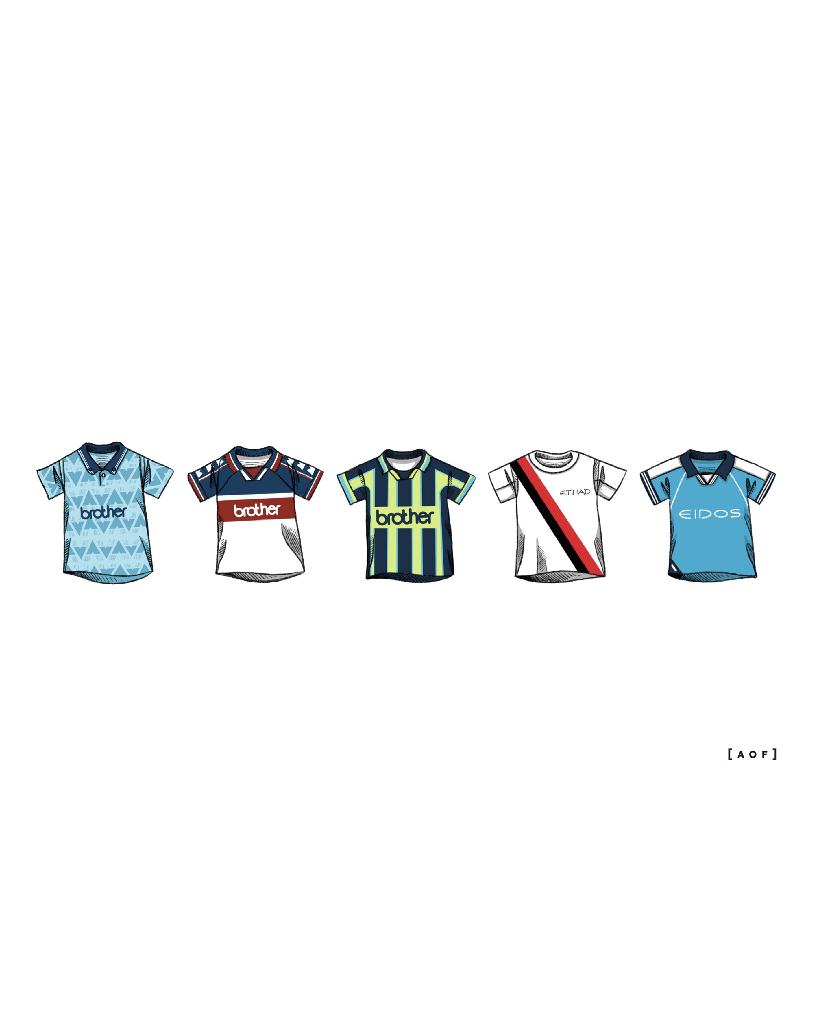 ART OF MCFC Classics Framed Print | City Football Wall Art