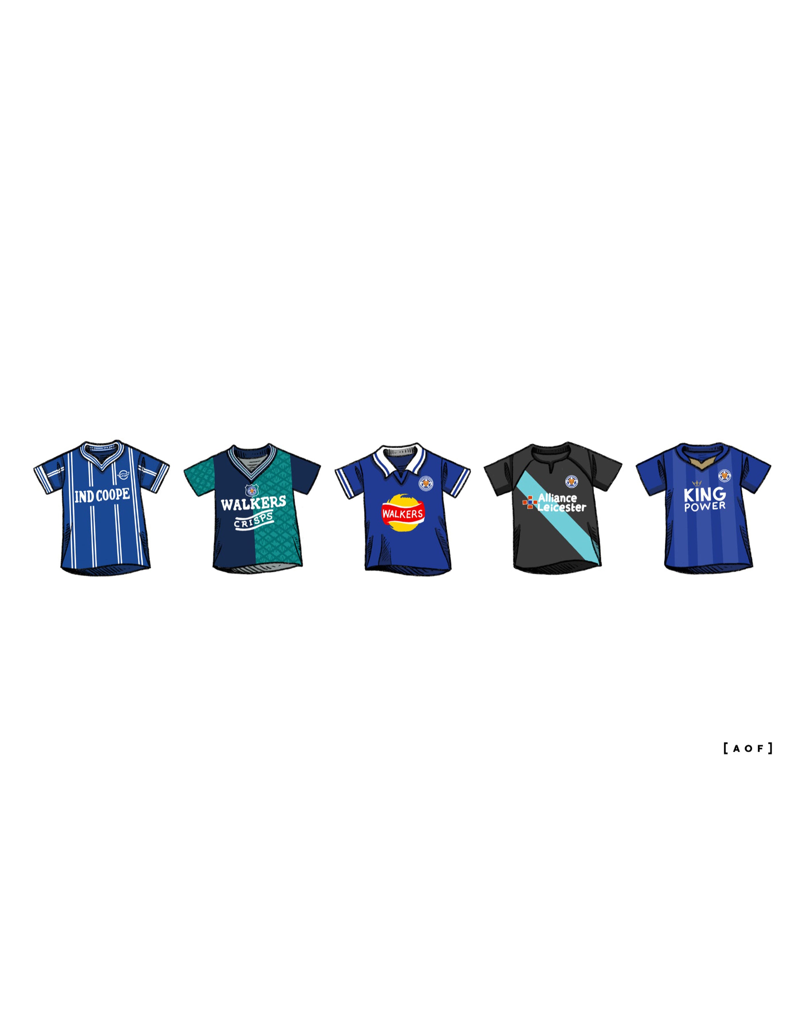 ART OF Leicester City Classics Framed Print | LCFC Football Wall Art