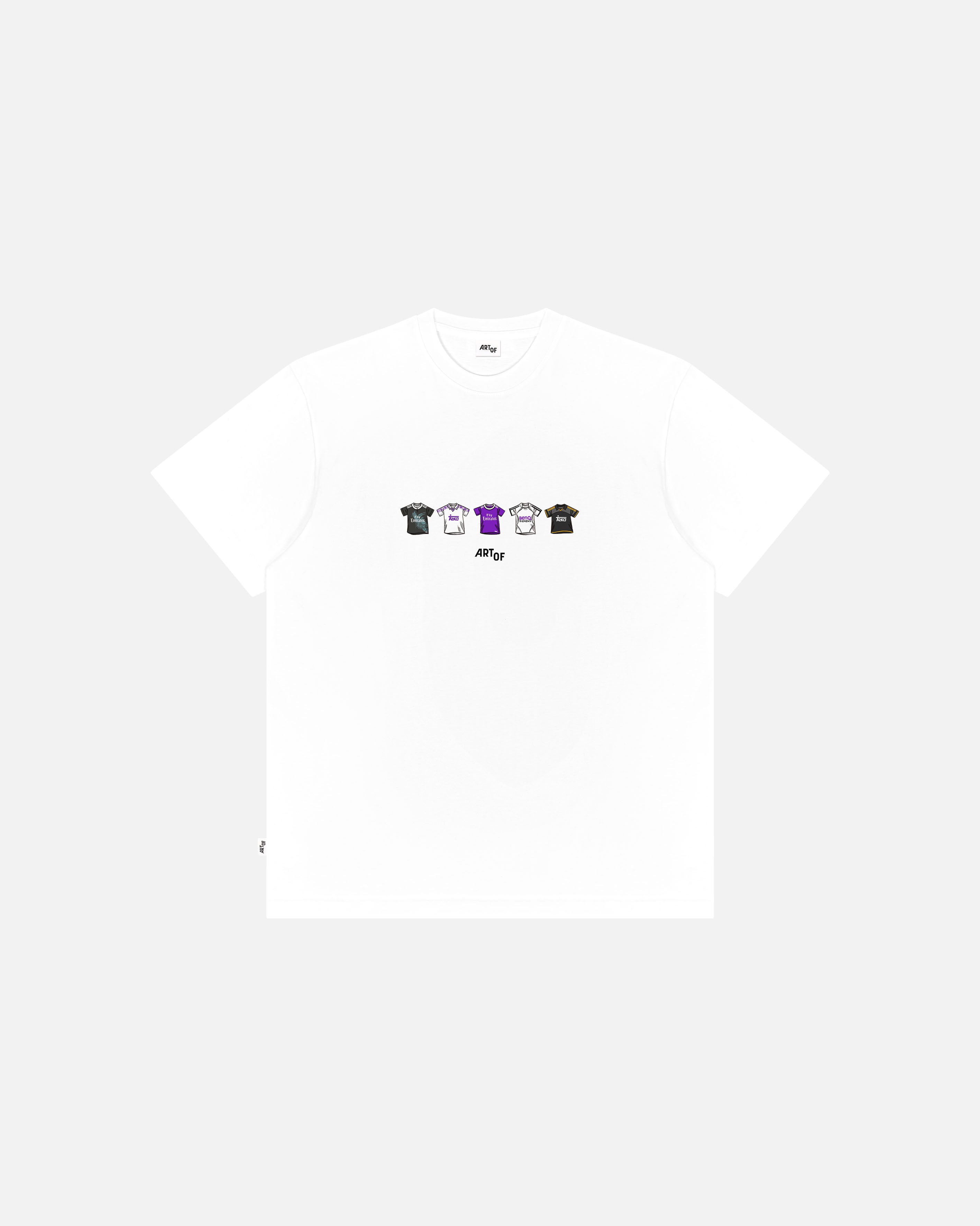 ART OF Galáctico Printed Classics Tee | White Graphic Football T-shirt
