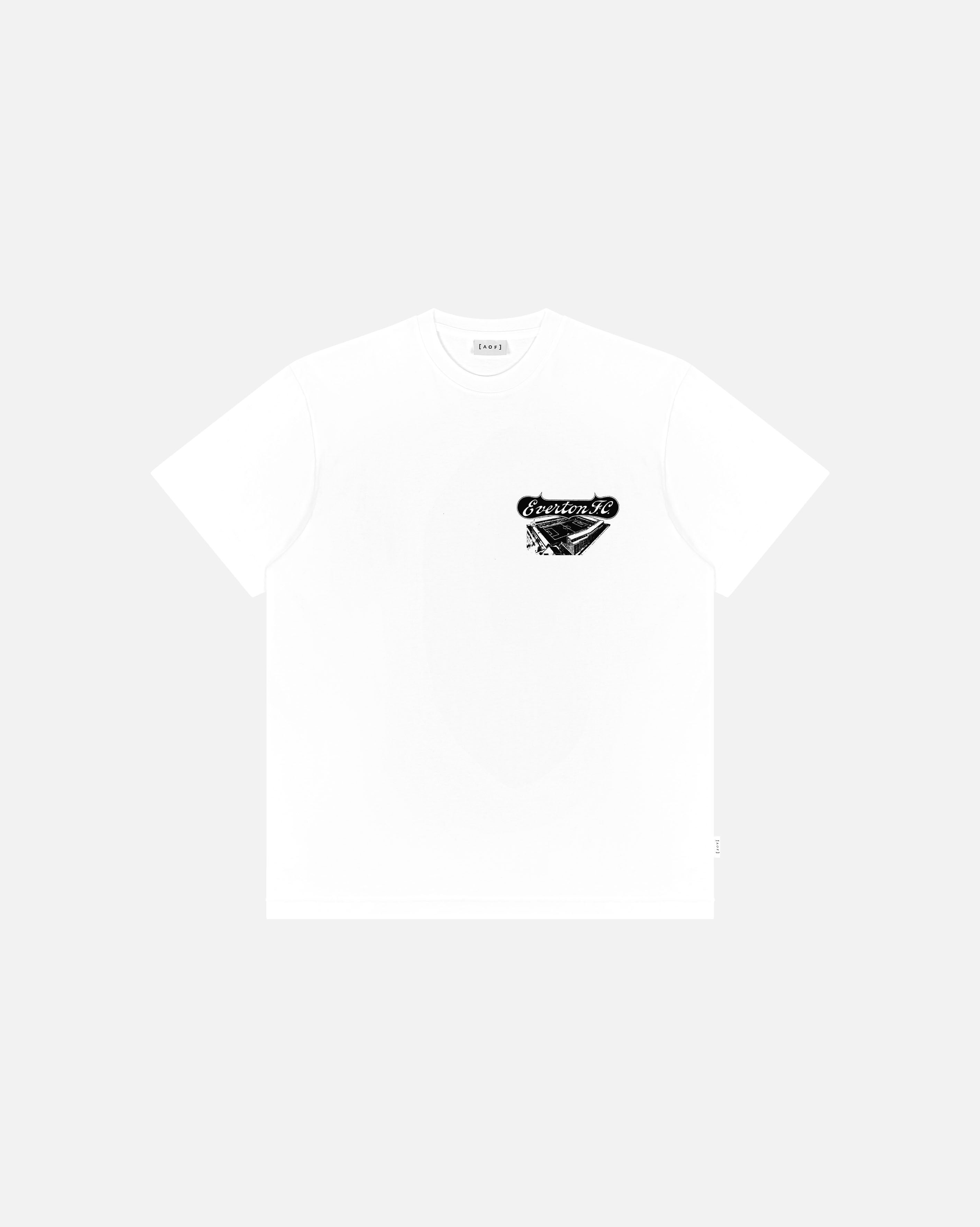 ART OF Everton 1937 Programme Tee | EFC White Graphic Football T-shirt