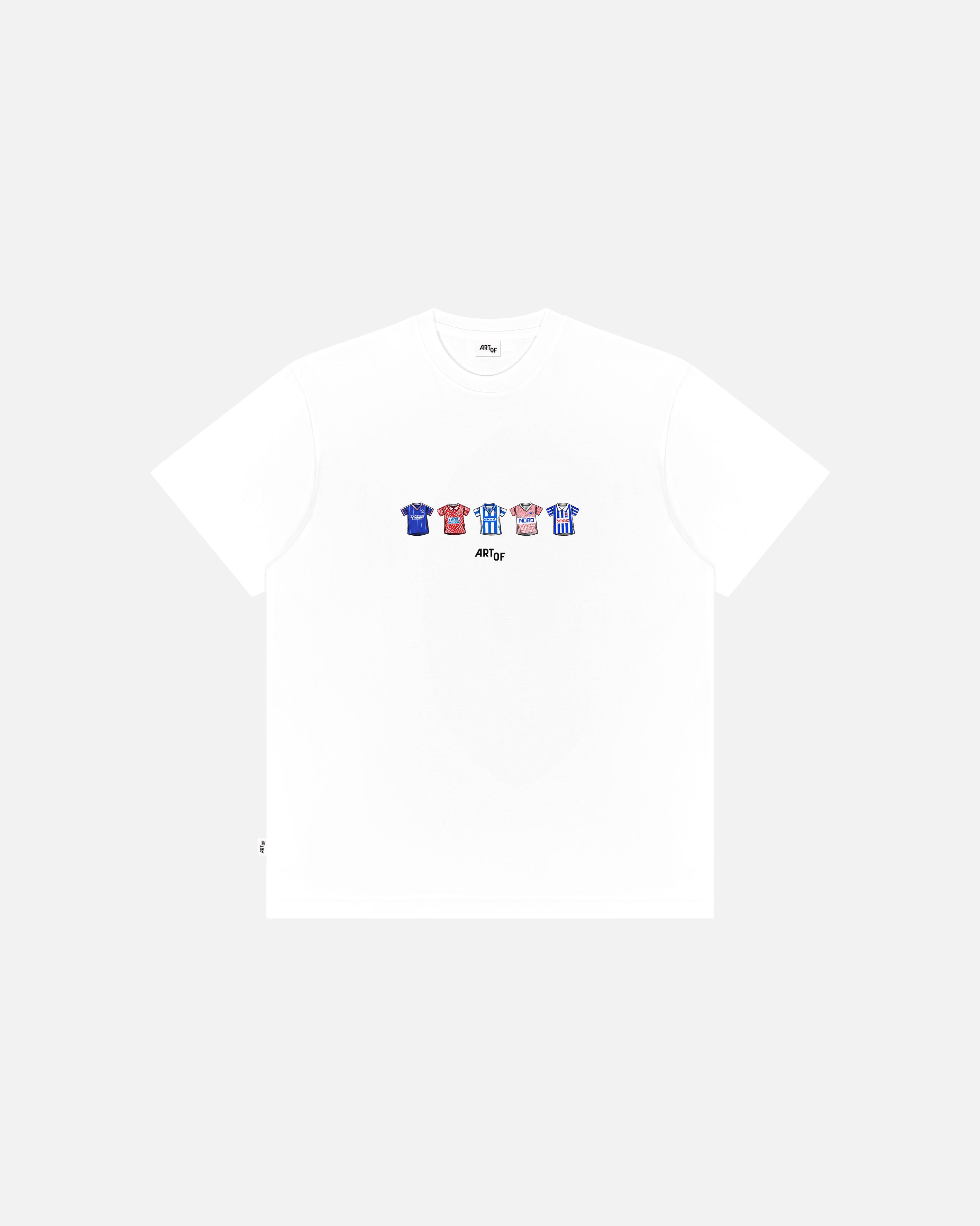 ART OF x Brighton Classics Tee | BHAFC White Graphic Football T-shirt