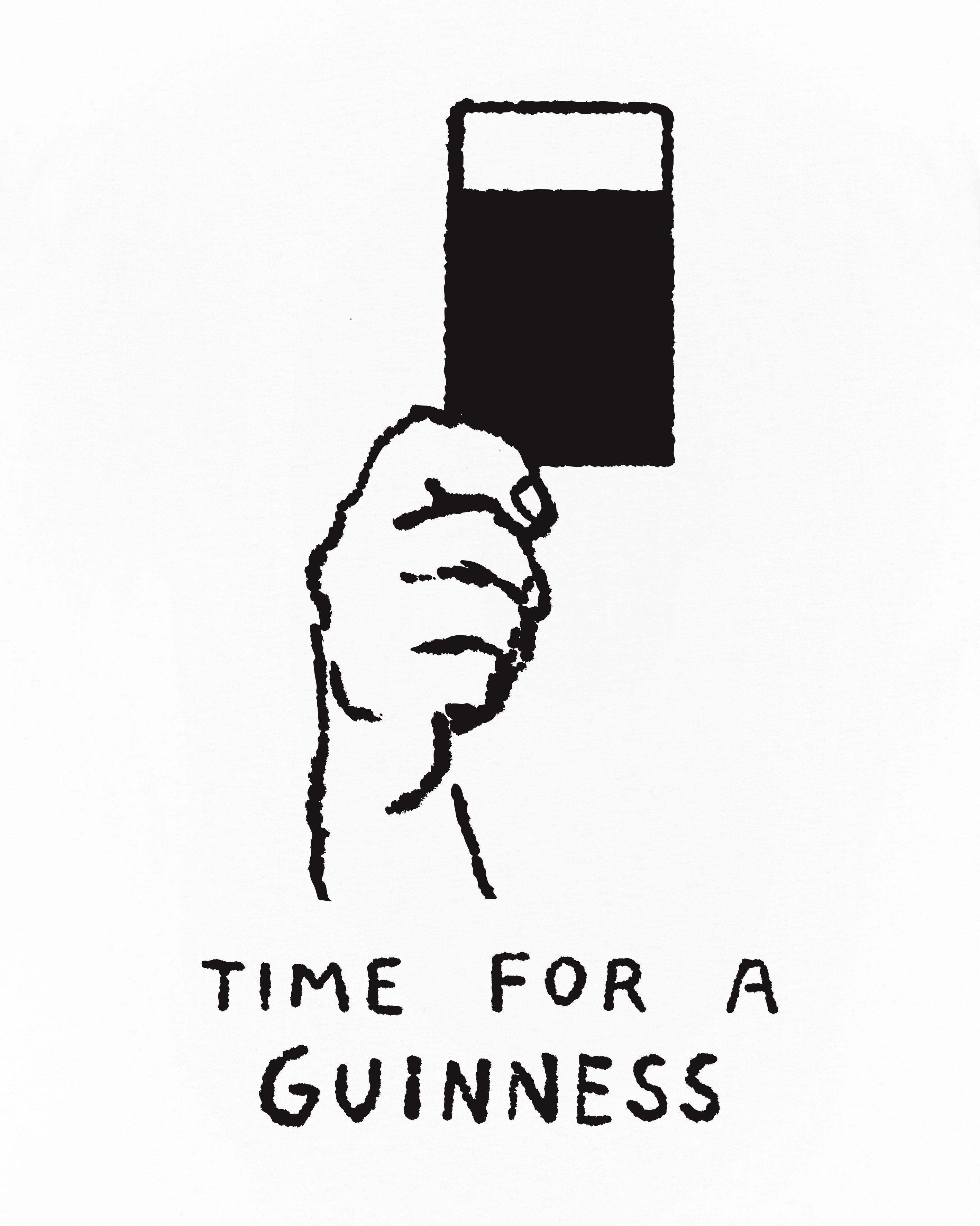 ART OF x Guinness | Time For A Guinness Tee | White Football T-shirt