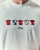 ART OF LFC Printed Classics Tee | White Graphic Football T-shirt