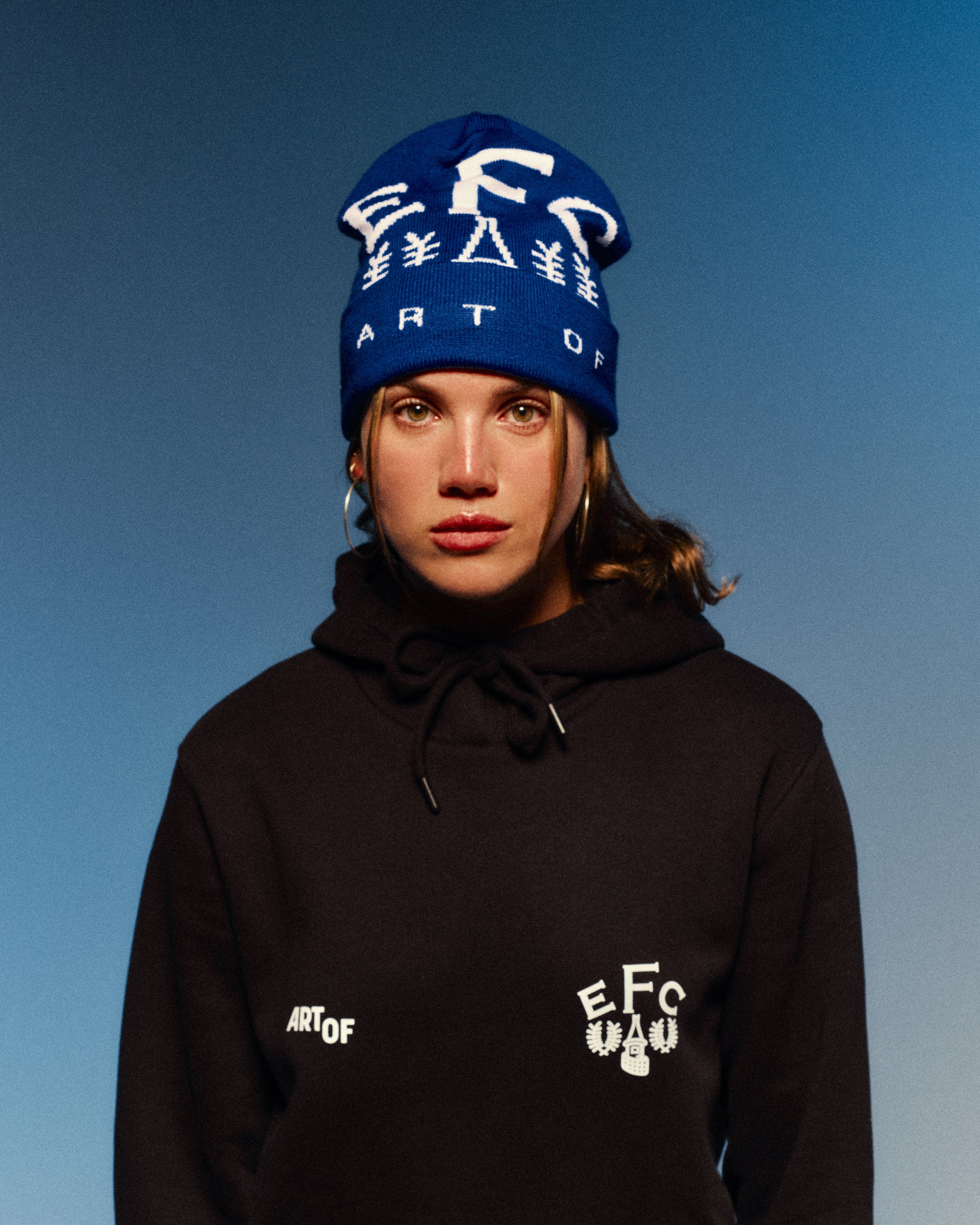 ART OF x Everton Heritage Hoodie | EFC Black Printed Football Sweat