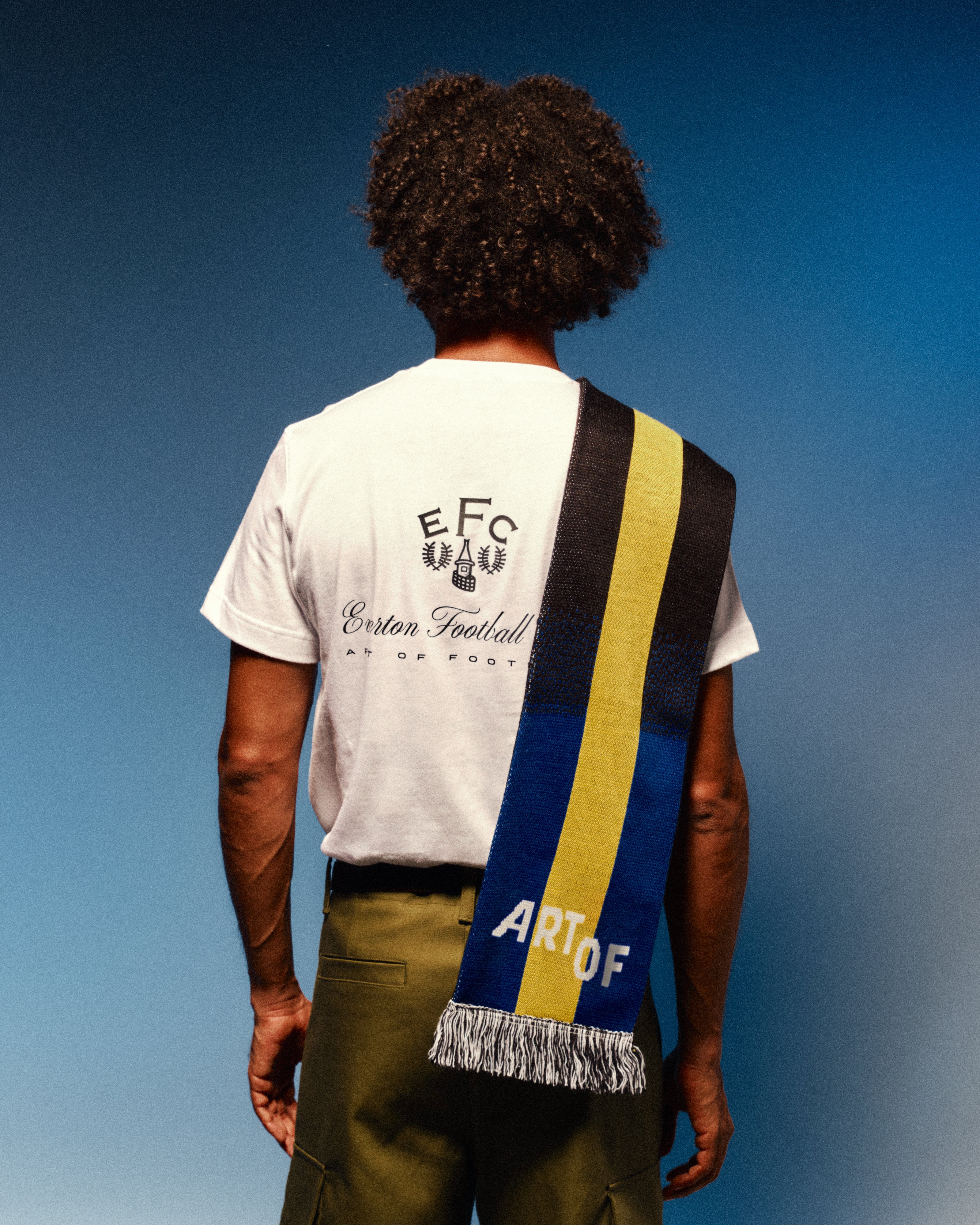 ART OF Everton Heritage Scarf | EFC Navy Knitted Football Accessories