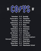 ART OF Spurs COYS European Tour 24-25 | Black Graphic Football T-shirt