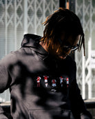 ART OF AFC Embroidered Icons Black Hoodie | Football Sweat
