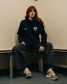 ART OF x Sunderland Heritage Hoodie | SAFC Navy Printed Football Sweat