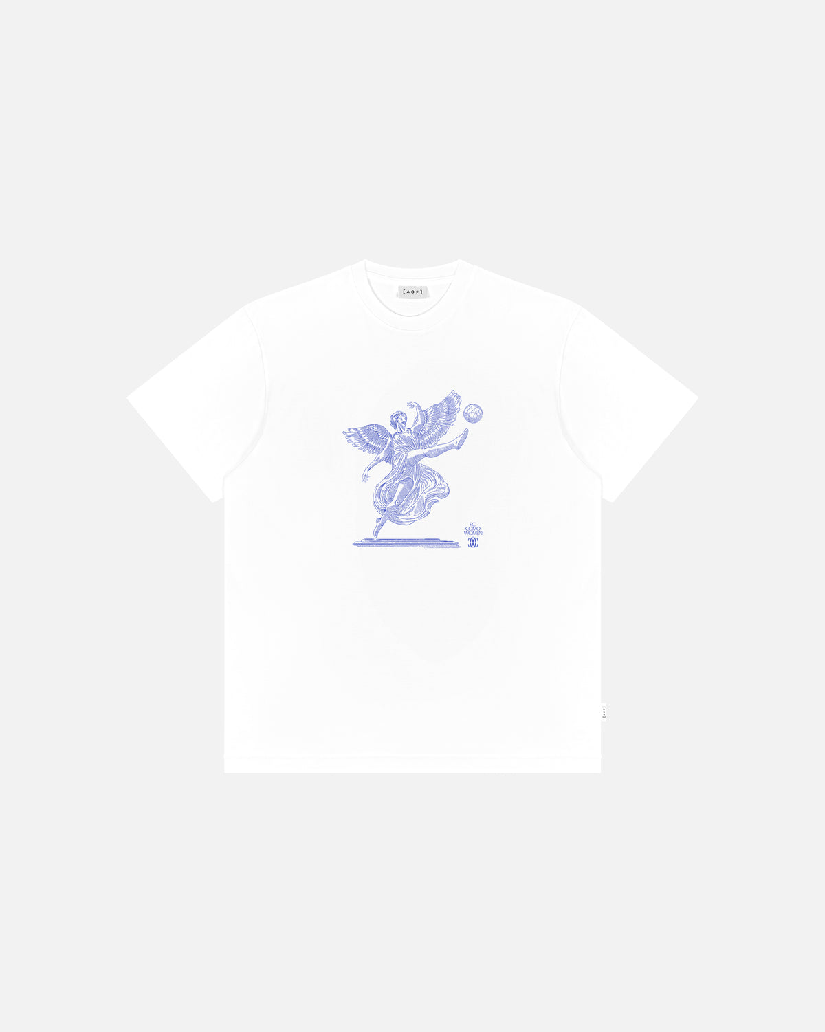 ART OF x FC Como We Belong Tee | White Graphic Football T-shirt