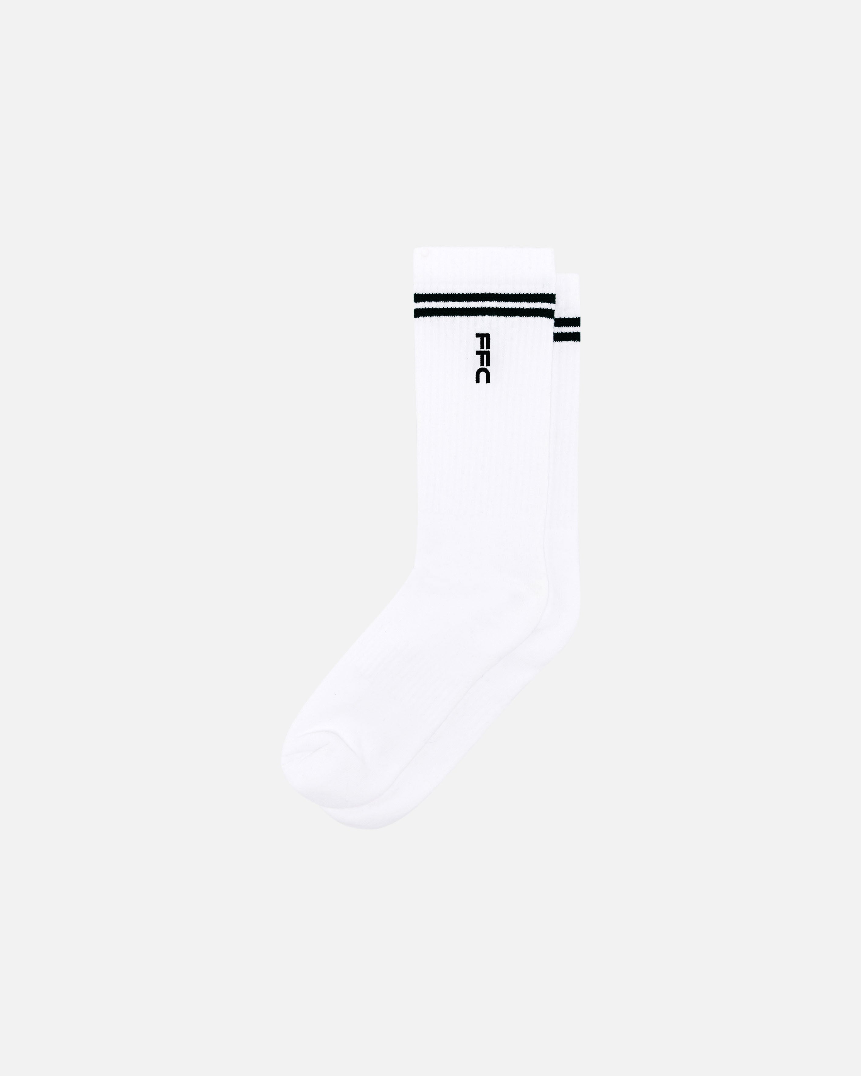 ART OF x Fulham Stripe Socks | FFC White Football Accessories