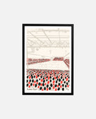 ART OF x Fulham 12th Man Framed Football Print | FFC Wall Art