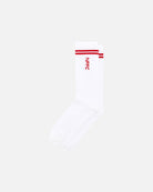 ART OF x Forest Stripe Socks | NFFC White Football Accessories