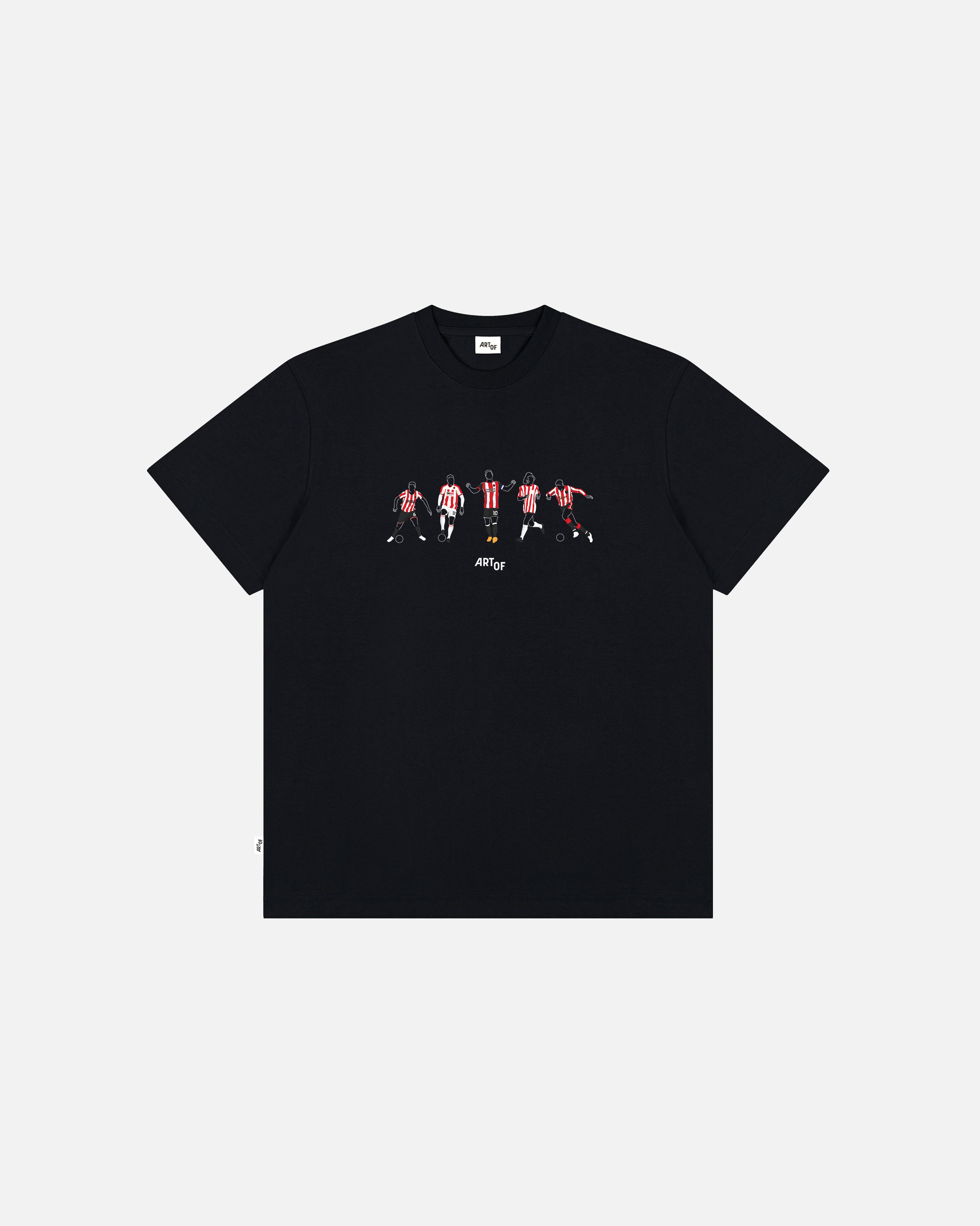 ART OF Sheffield United Icons Tee | Black Graphic Football T-shirt