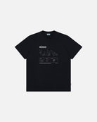 ART OF Russo Tee | England Black Graphic Women's Football T-shirt
