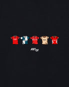 ART OF LFC Printed Classics Tee | Black Graphic Football T-shirt