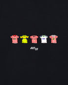 ART OF x Sunderland Classics Tee | SAFC Black Graphic Football T-shirt