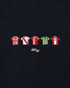 ART OF x Southampton Classics Tee | Black Graphic Football T-shirt