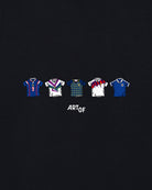 ART OF Scotland Printed Classics Tee | Black Graphic Football T-shirt