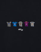 ART OF Toon Printed Classics Tee | NUFC Black Graphic Football T-shirt