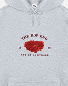 ART OF LFC Stadium Hoodie | Grey Embroidered Football Sweat