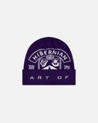 ART OF Hibernian Heritage Beanie | Purple Knitted Football Accessories