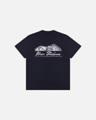 ART OF Rangers Ibrox Stadium Tee | RFC Navy Graphic Football T-shirt