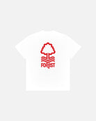 ART OF x Forest 90s Crest Tee | NFFC White Graphic Football T-shirt