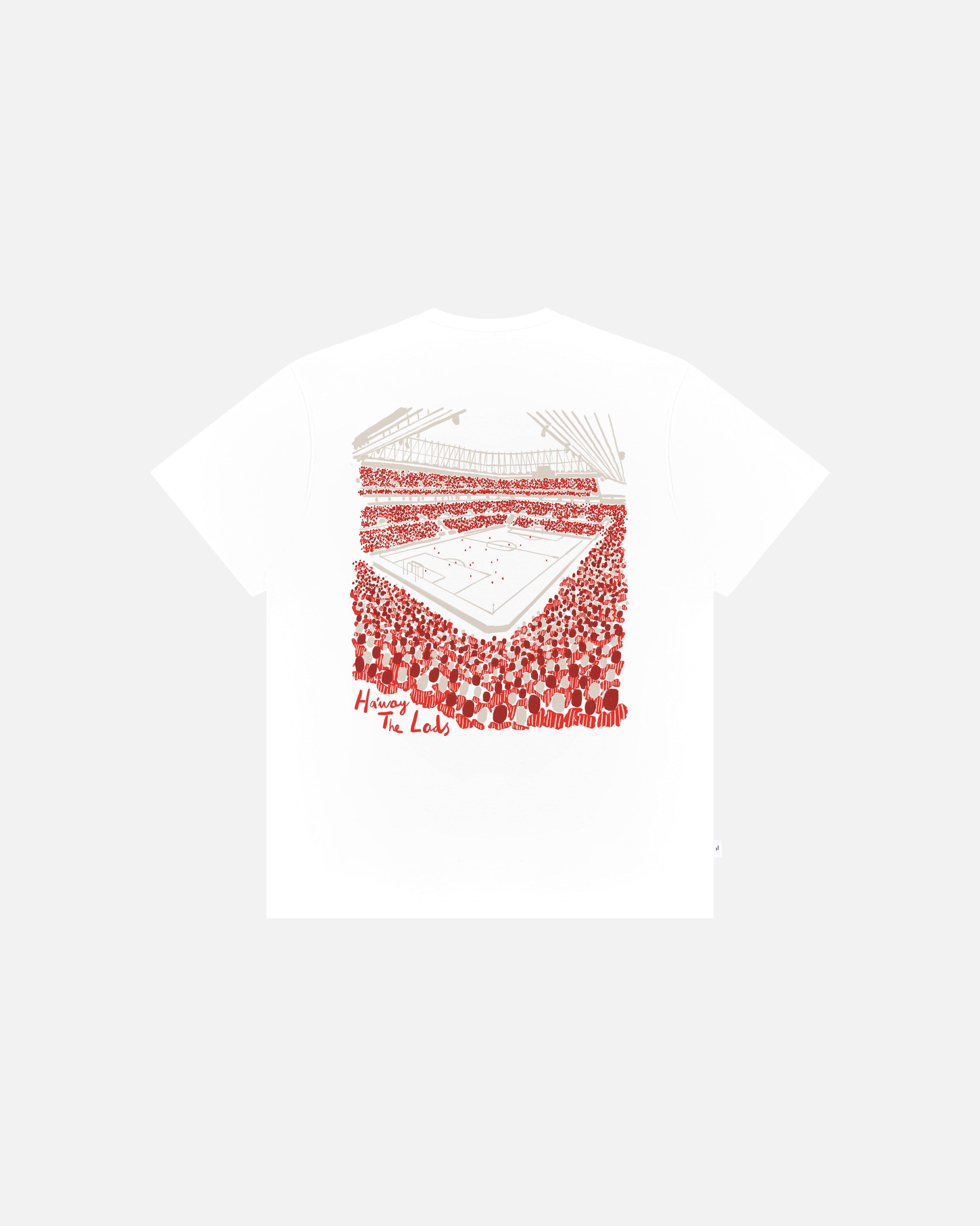 ART OF x Sunderland 12th Man Tee | SAFC White Graphic Football T-shirt