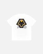 ART OF x Wolves 1997 Crest Tee | White Graphic Football T-shirt