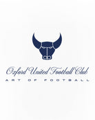 ART OF x Oxford Heritage Tee | OUFC White Graphic Football T-shirt