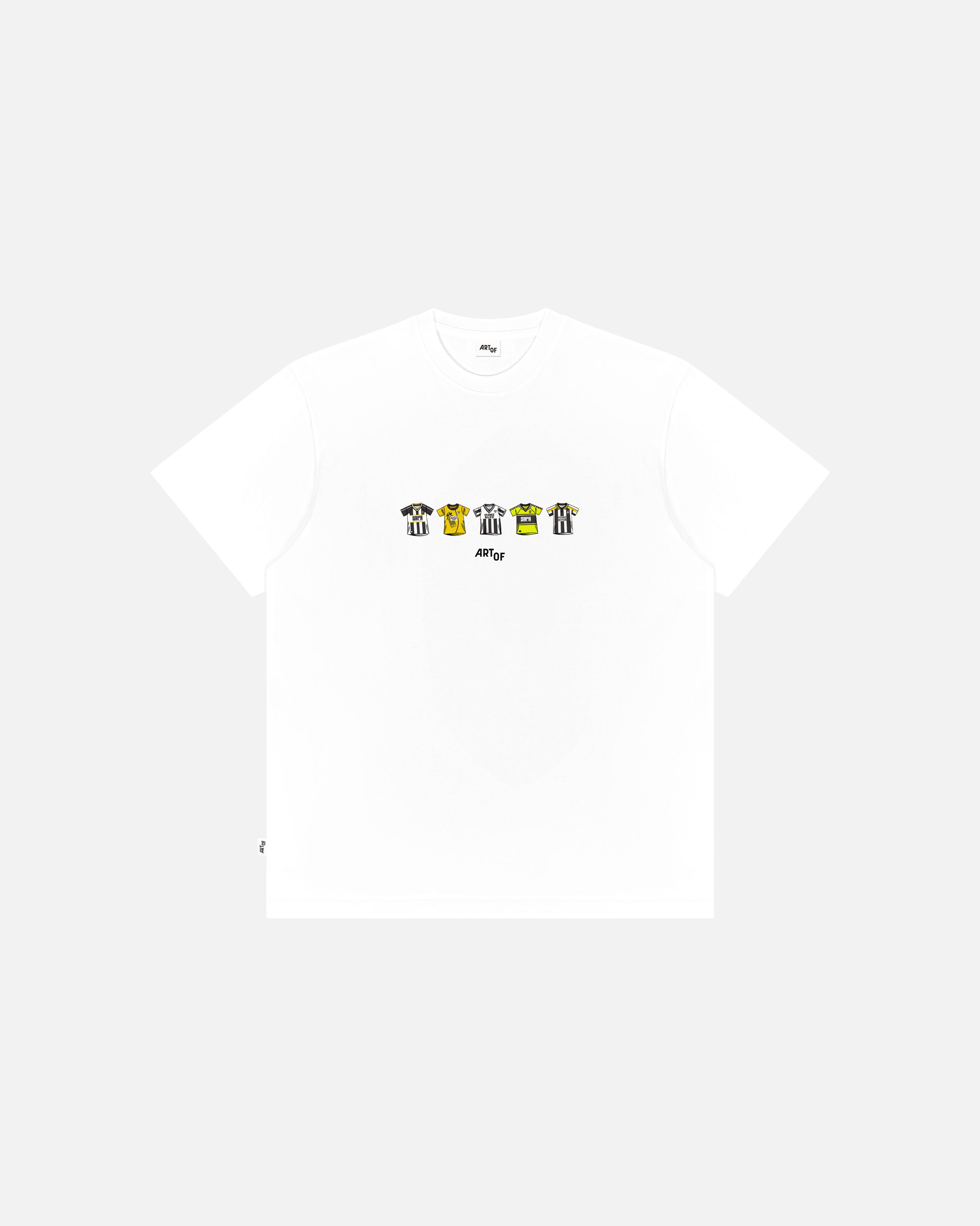 ART OF Notts County Classics Tee | NCFC White Graphic Football T-shirt