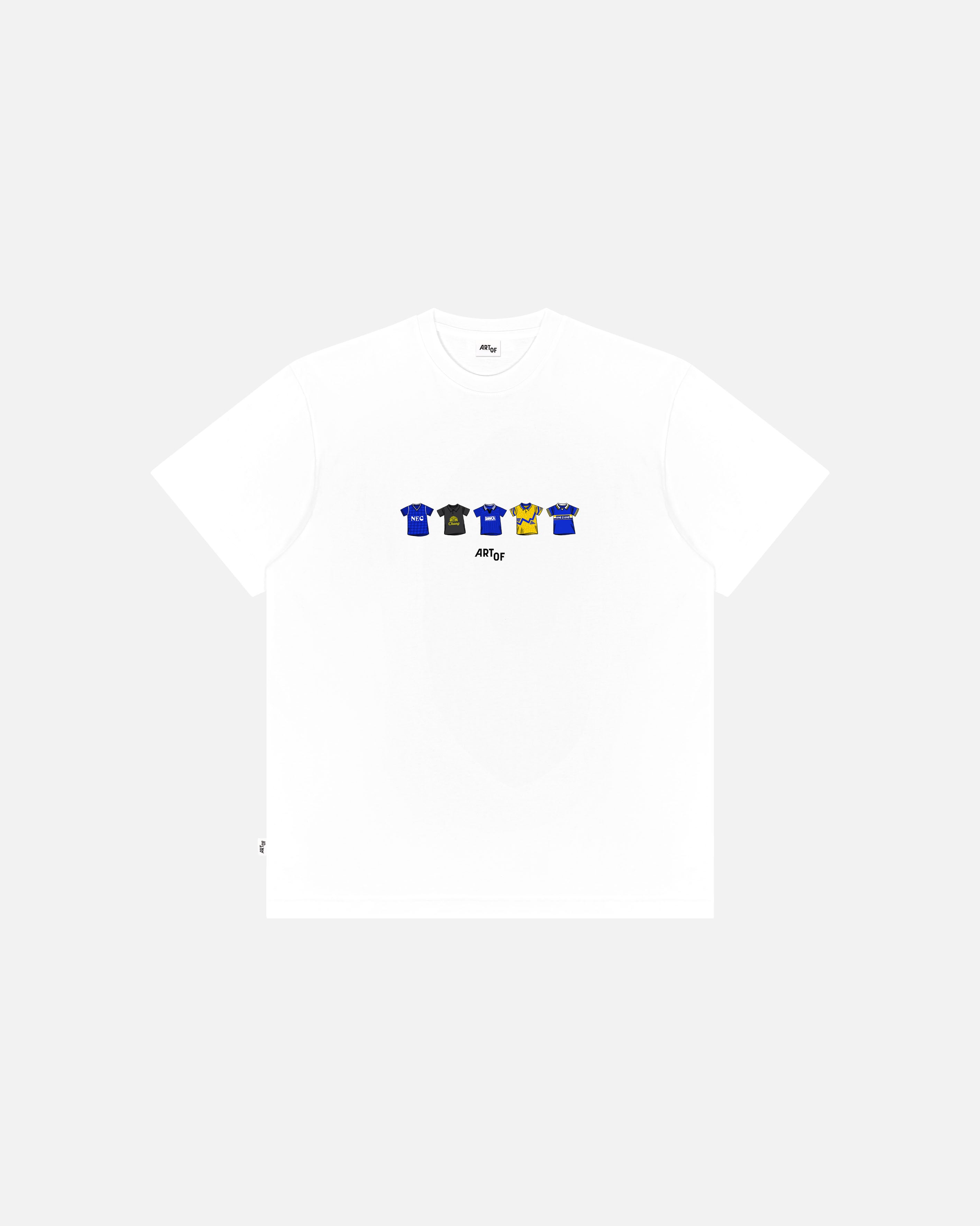 ART OF x Everton Classics Tee | EFC White Graphic Football T-shirt