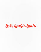 ART OF x Goaldiggers Live Laugh Leah Tee | White Football T-shirt
